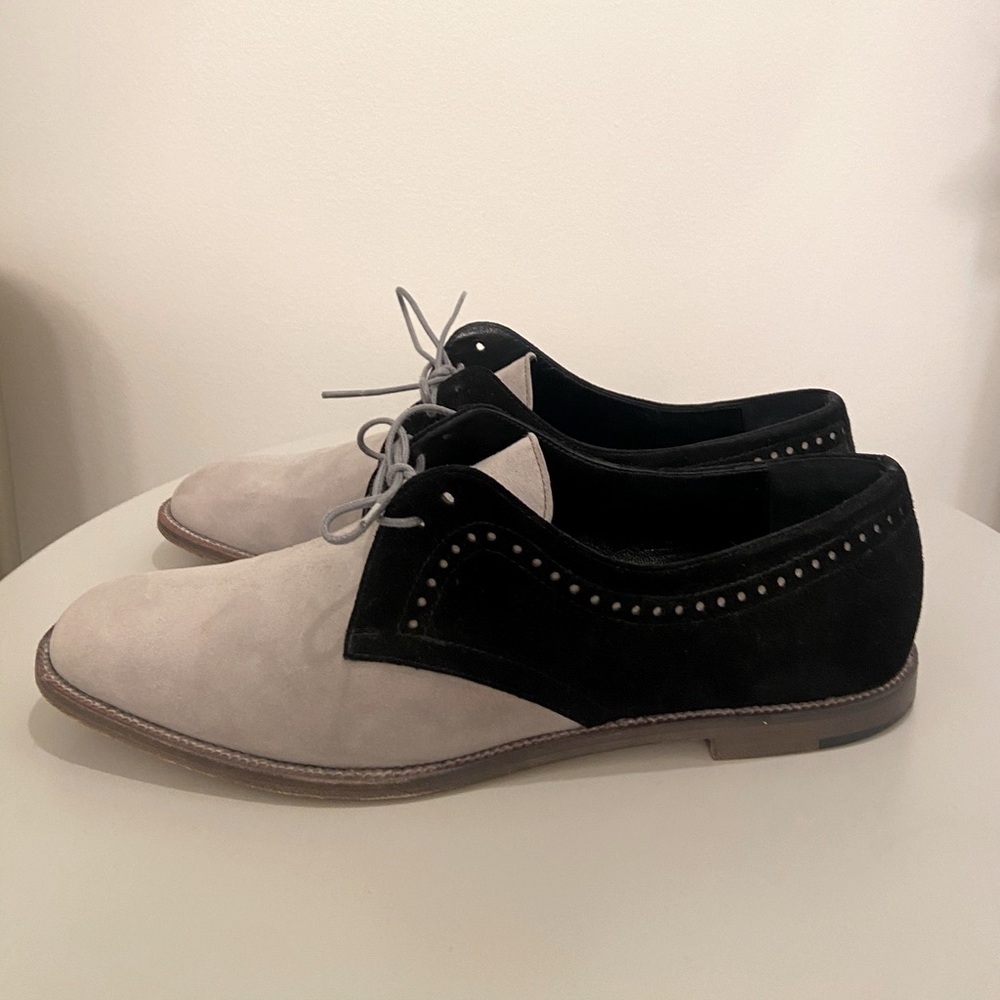 Monologue Blahnik suede Oxford shoes - size 40